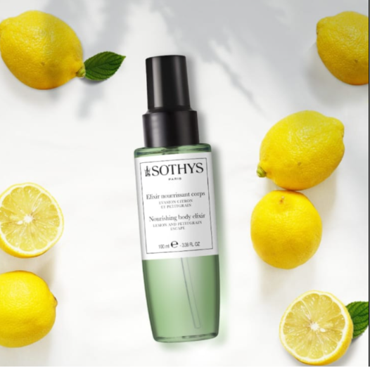 Vyživující tělový elixír Citron a petitgrain